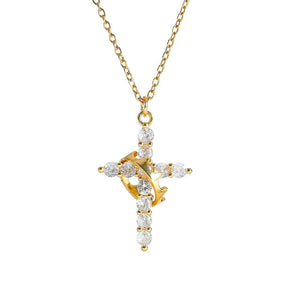 Colar Cruz & Coroa [COMPRE 1 E LEVE 2]