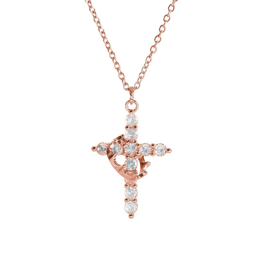 Colar Cruz & Coroa [COMPRE 1 E LEVE 2]