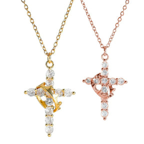 Colar Cruz & Coroa [COMPRE 1 E LEVE 2]