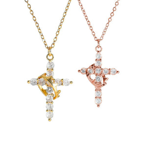 Colar Cruz & Coroa [COMPRE 1 E LEVE 2]