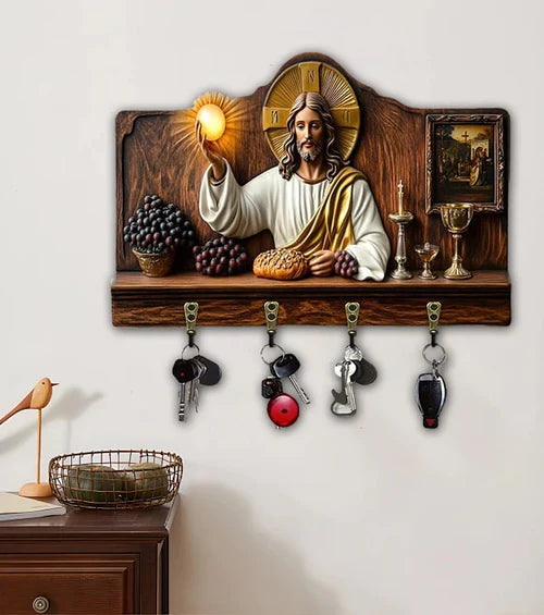🎁✝️ Porta-chaves multifuncional - Jesus 💖