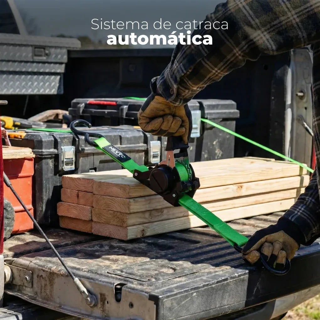 Kit 2 Cinta de Carga com Trava Automática
