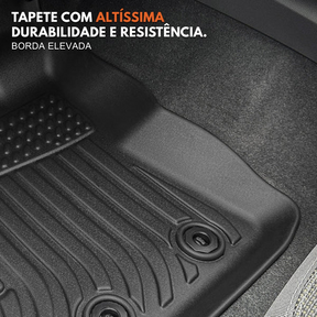 Tapete Bandeja 3D Premium 5 Peças - Incluso Porta Malas