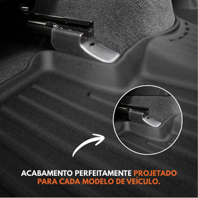 Tapete Bandeja 3D Premium 5 Peças - Incluso Porta Malas