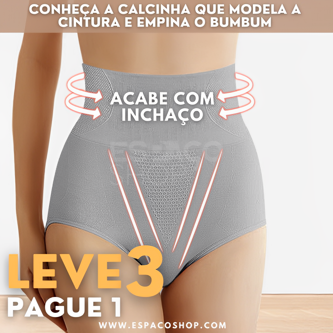 KIT 3 Calcinhas Modeladora - Slimbody