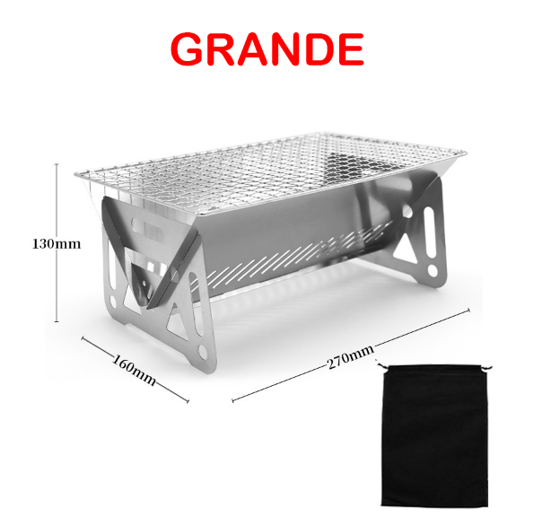 Churrasqueira Portátil InoxGrill Mimus [AÇO INOXIDÁVEL]