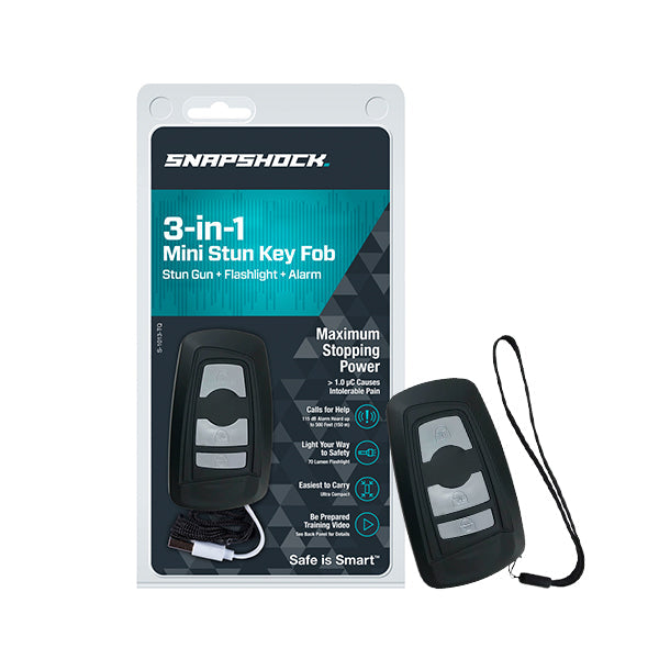 SnapShock 3 EM 1 Mini chaveiro de choque