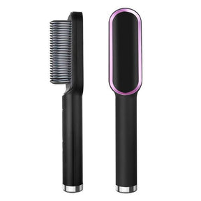 Escova alisadora Smooth Hair 5 em 1 Ⓡ Alisa, seca, hidrata, modela e anti-frizz