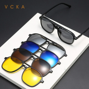 Óculos Polarizado Com 5 Lentes Grátis (Oferta de Pós Black Friday)