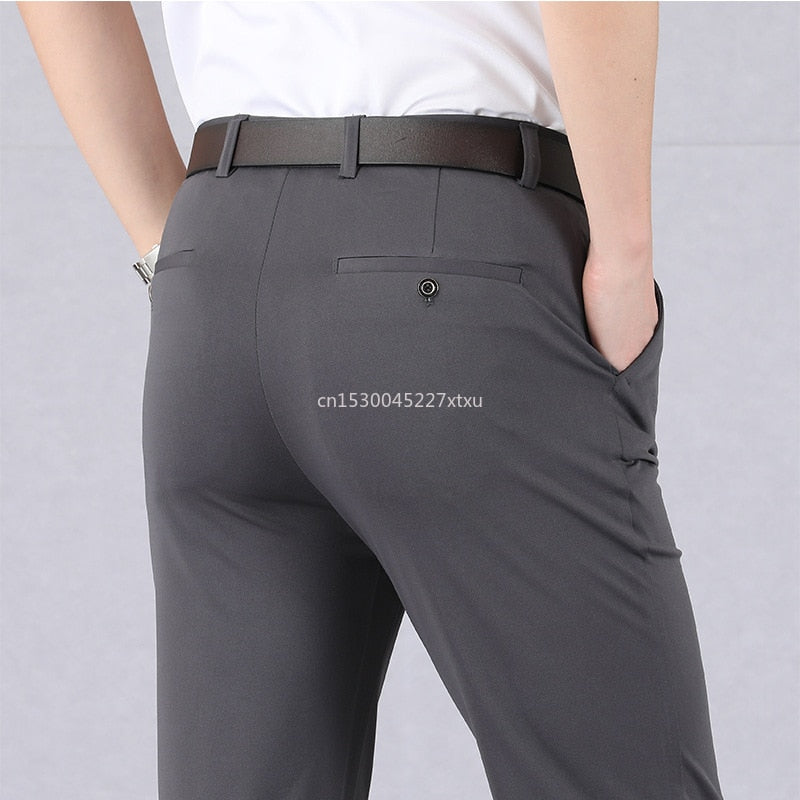 Calças Casuais Elásticas Masculinas Novas 2022