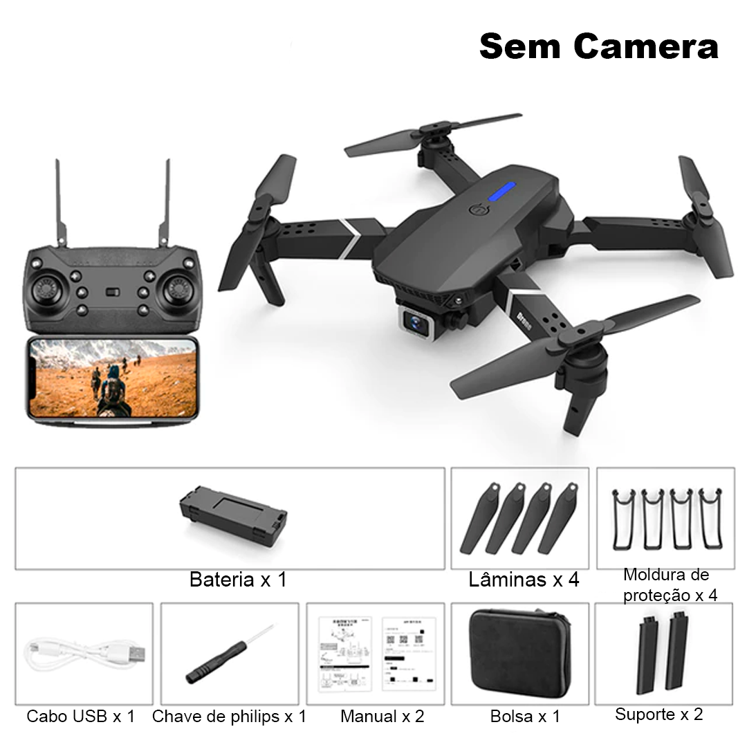 Drone Air Pro 4K + SORTEIO Camisa da Seleção