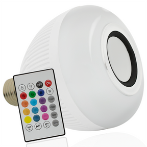 Lâmpada Musical Led Colorida Bluetooth 12w Com Controle