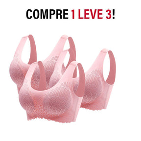 KIT 3 Peças - Sutiã Comfort Plus 5D - Compre 2 Leve 3