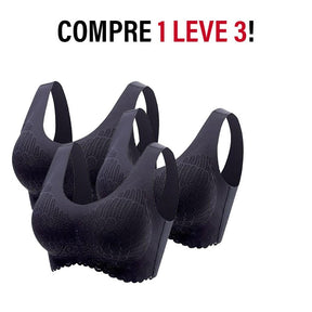 KIT 3 Peças - Sutiã Comfort Plus 5D - Compre 2 Leve 3
