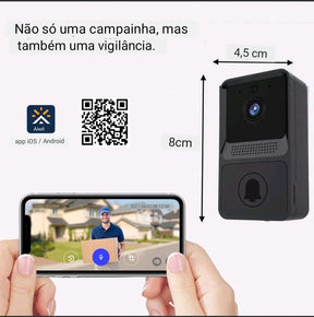 Campainha Inteligente com Câmera HD Integrada