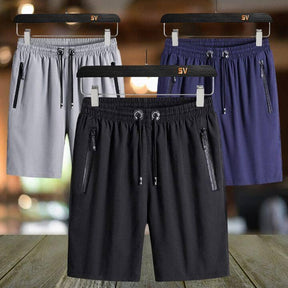[KIT 3 SHORTS] - UNISSEX - Bermudas Esporte Fino Summerlast em Seda Gelo - [DESCONTO BLACK FRIDAY]