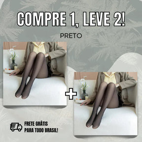 Meia-Calça Forrada Translúcida - COMPRE 1 LEVE 2